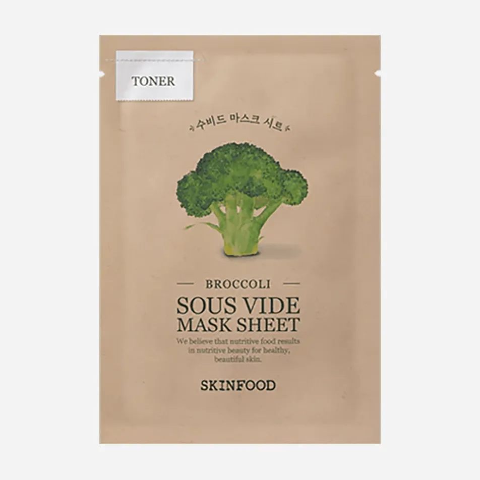Broccoli Sous Vide Mask Sheet