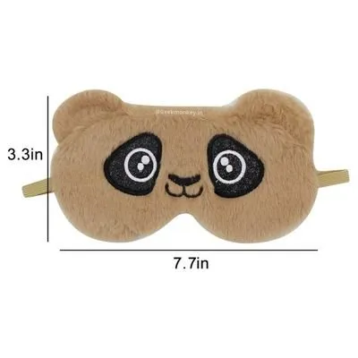 Brown Bear Eye Cover Mask