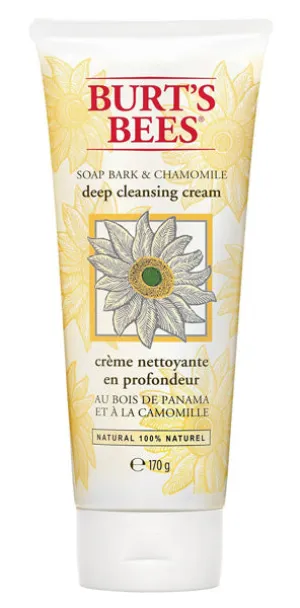BURT'S BEES - Deep Cleansing Cream Soap Bark and Chamomile - 6 oz. (170 g)