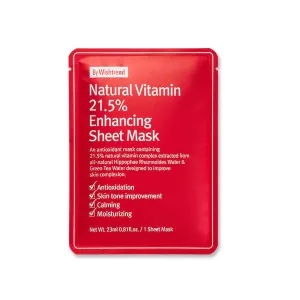 BY WISHTREND natural vitamin 21.5% enhancing sheet mask