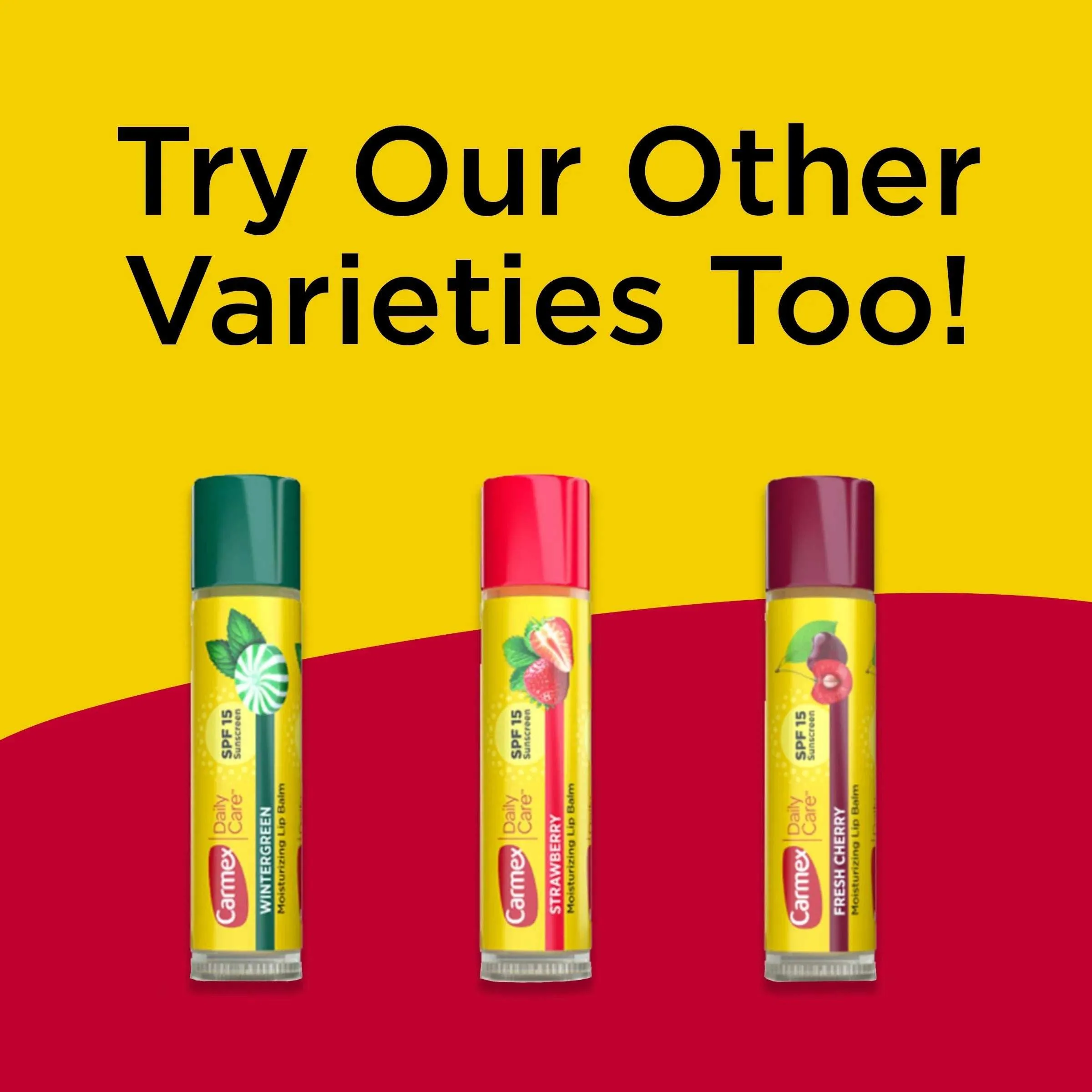 Carmex Daily Care Minis Moisturizing Lip Balm Tubes SPF 15