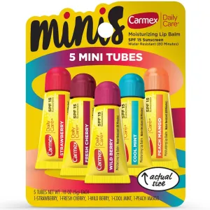 Carmex Daily Care Minis Moisturizing Lip Balm Tubes SPF 15