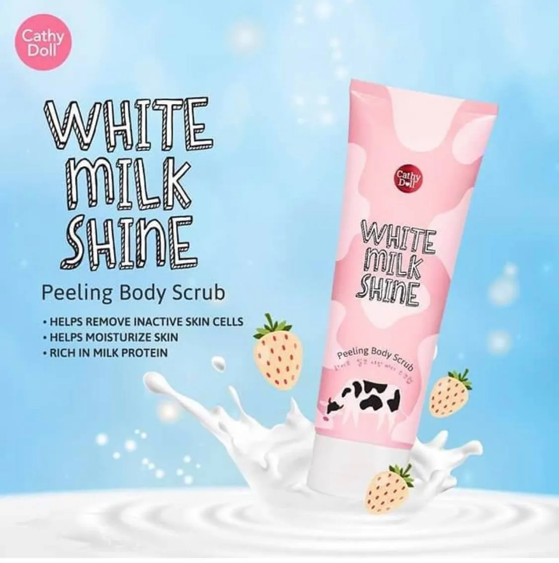 Cathy Doll White Milk Shine Peeling Body Scrub