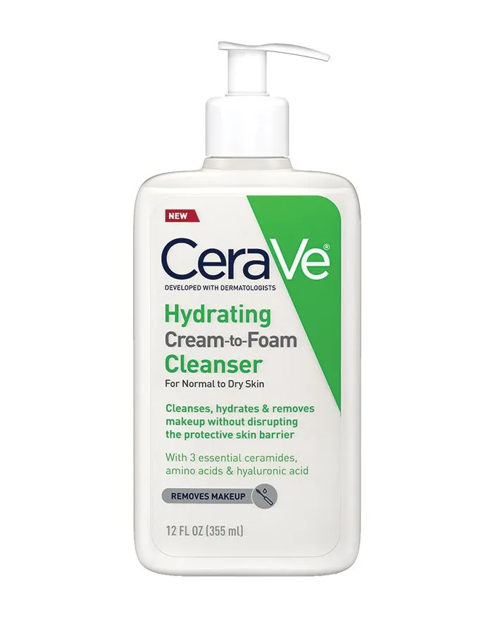 CERAVE HYDRATING CREAM TO FOAM CLEANSER