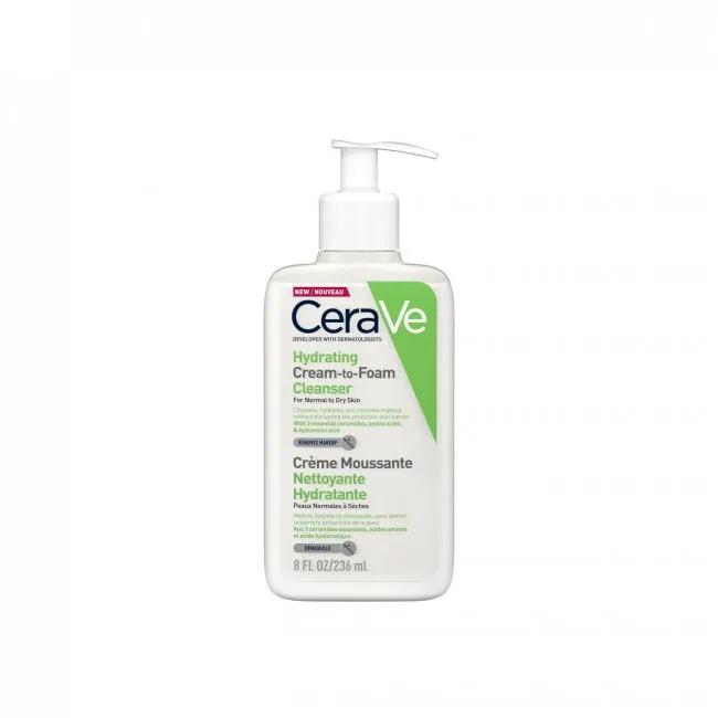 CERAVE HYDRATING CREAM TO FOAM CLEANSER