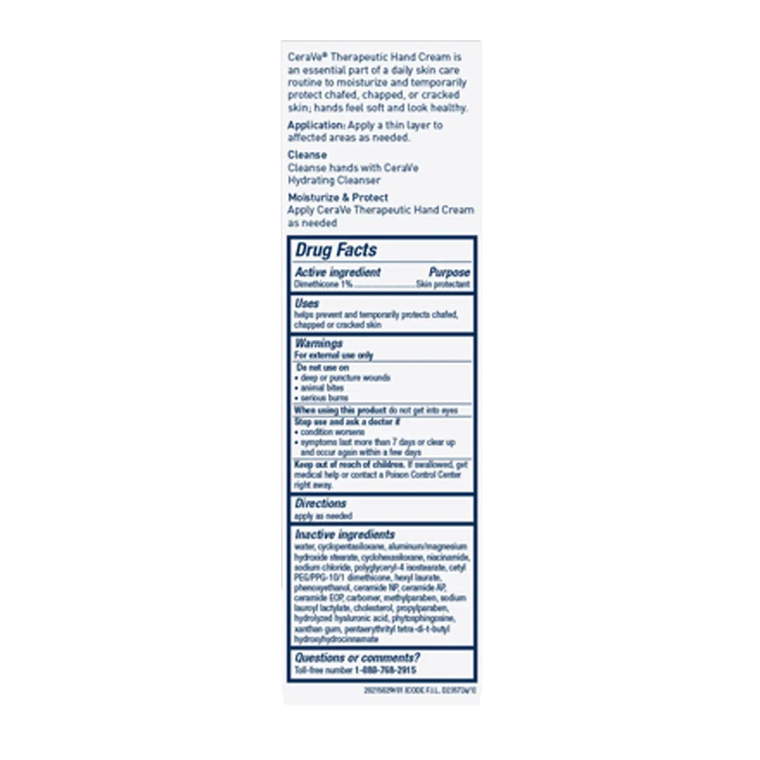 CeraVe - Therapeutic Hand Cream - (85 g)