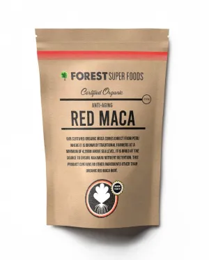 Certified Organic Red Maca Root Capsules