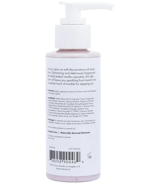 CG Glow Vanilla Cupcake - Fragranced Shimmer Lotion - Pink