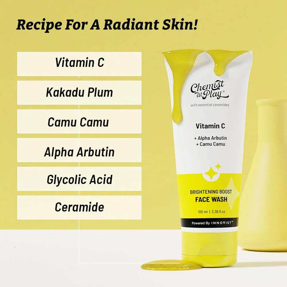 Chemist At Play Retinol Anti-Aging Body Lotion   Brightening Boost Face Wash Combo