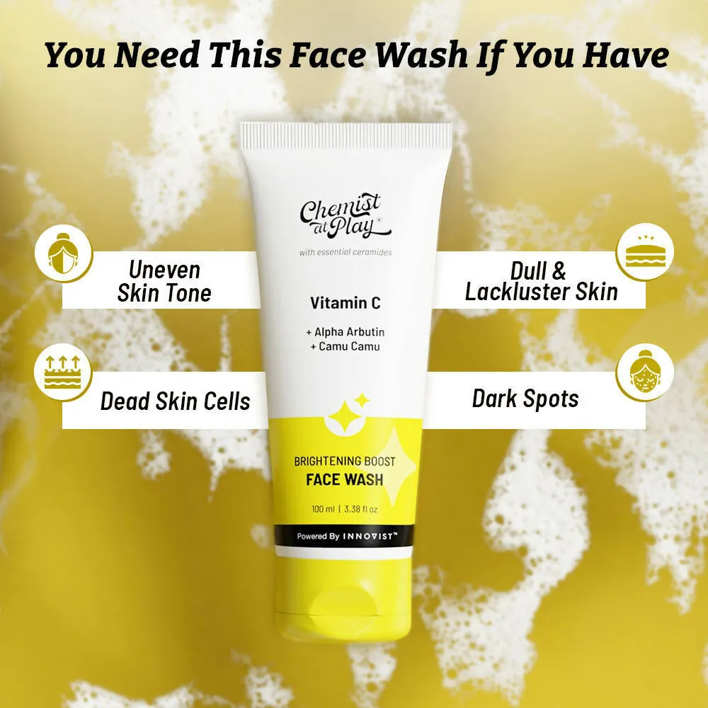 Chemist At Play Retinol Anti-Aging Body Lotion   Brightening Boost Face Wash Combo