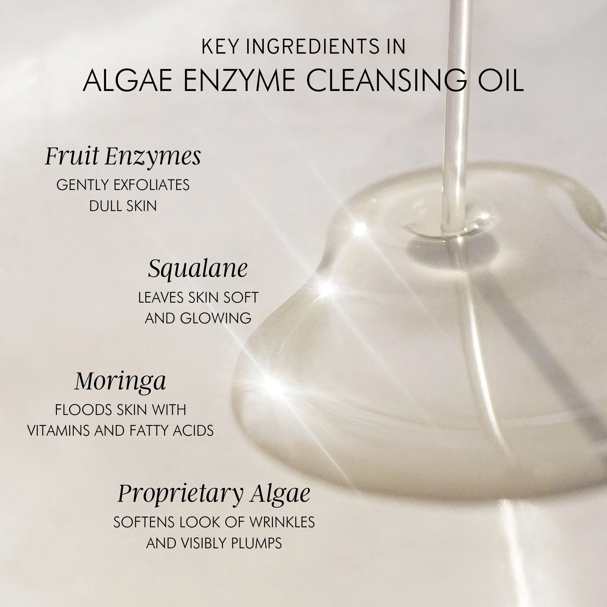 Chia   Moringa® Algae Enzyme Cleansing Oil