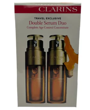 Clarins Double Serum Complete Age Control Concentrate Duo Set - 2x50ml - Hydric   Lipidic System