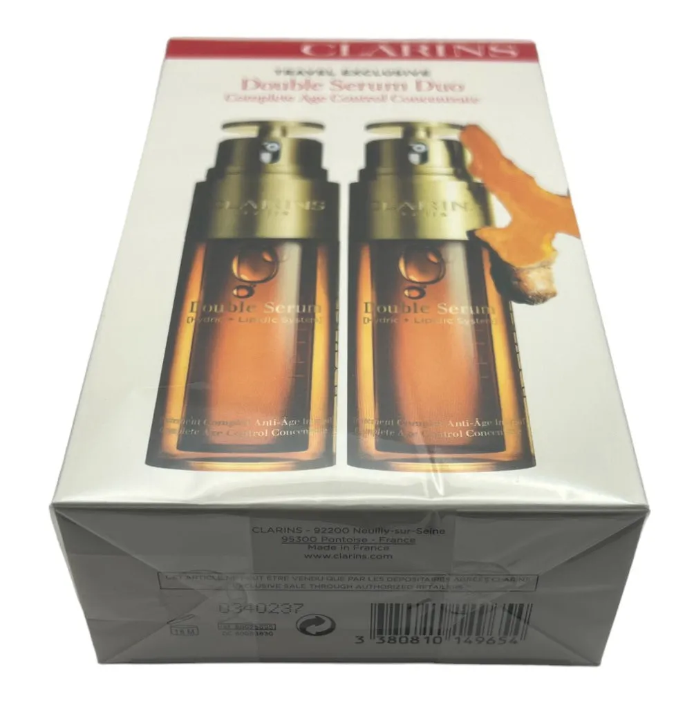 Clarins Double Serum Complete Age Control Concentrate Duo Set - 2x50ml - Hydric   Lipidic System