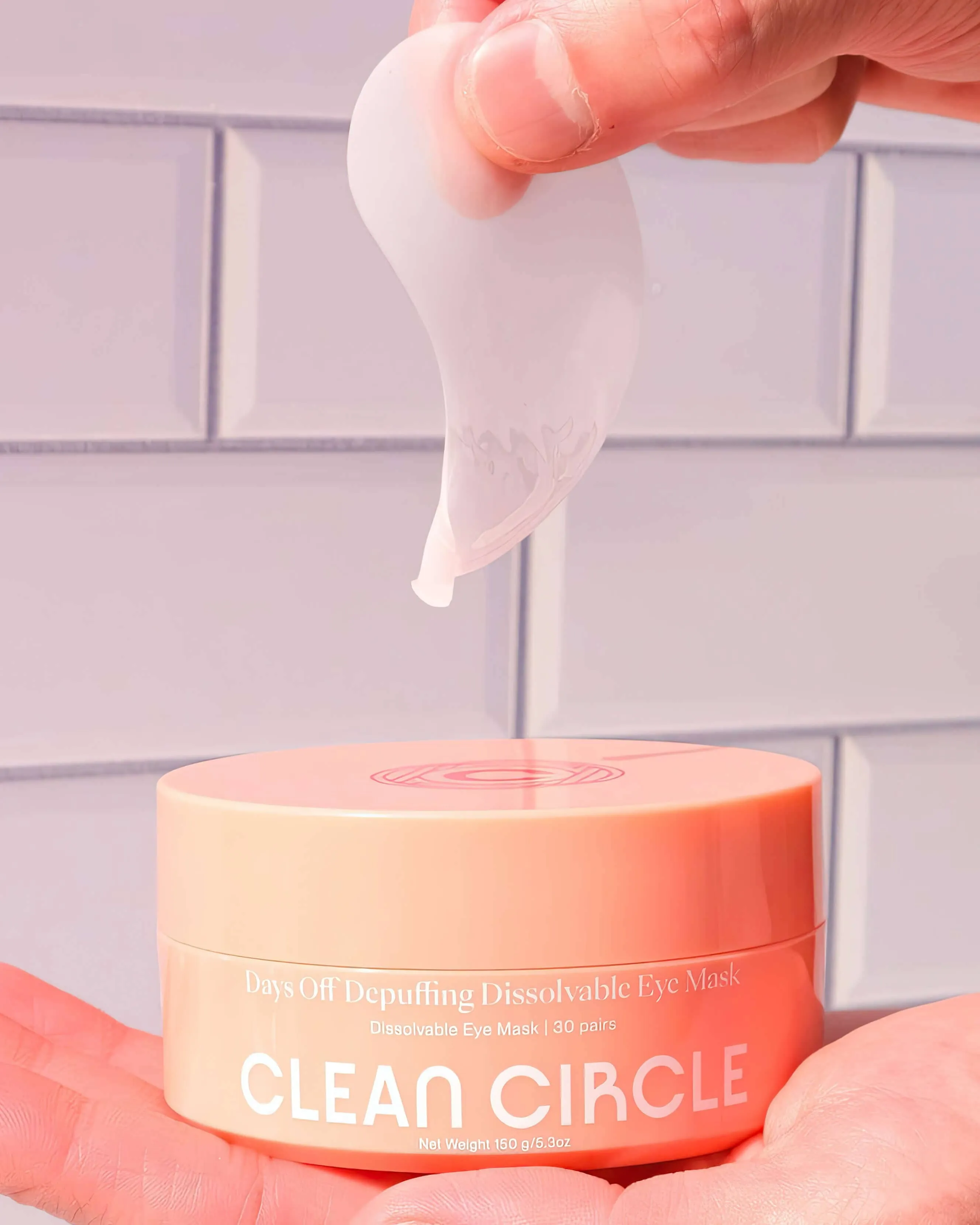 Clean Circle Days Off Depuffing Dissolvable Eye Mask