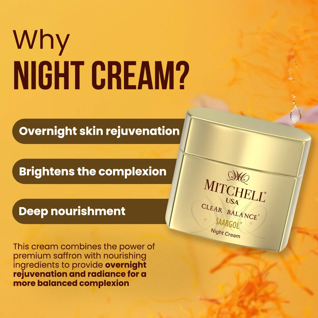 Clear Balance SAFFRON Night Cream (50gm)