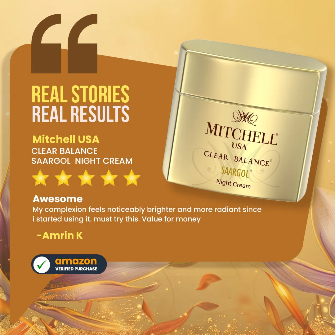 Clear Balance SAFFRON Night Cream (50gm)