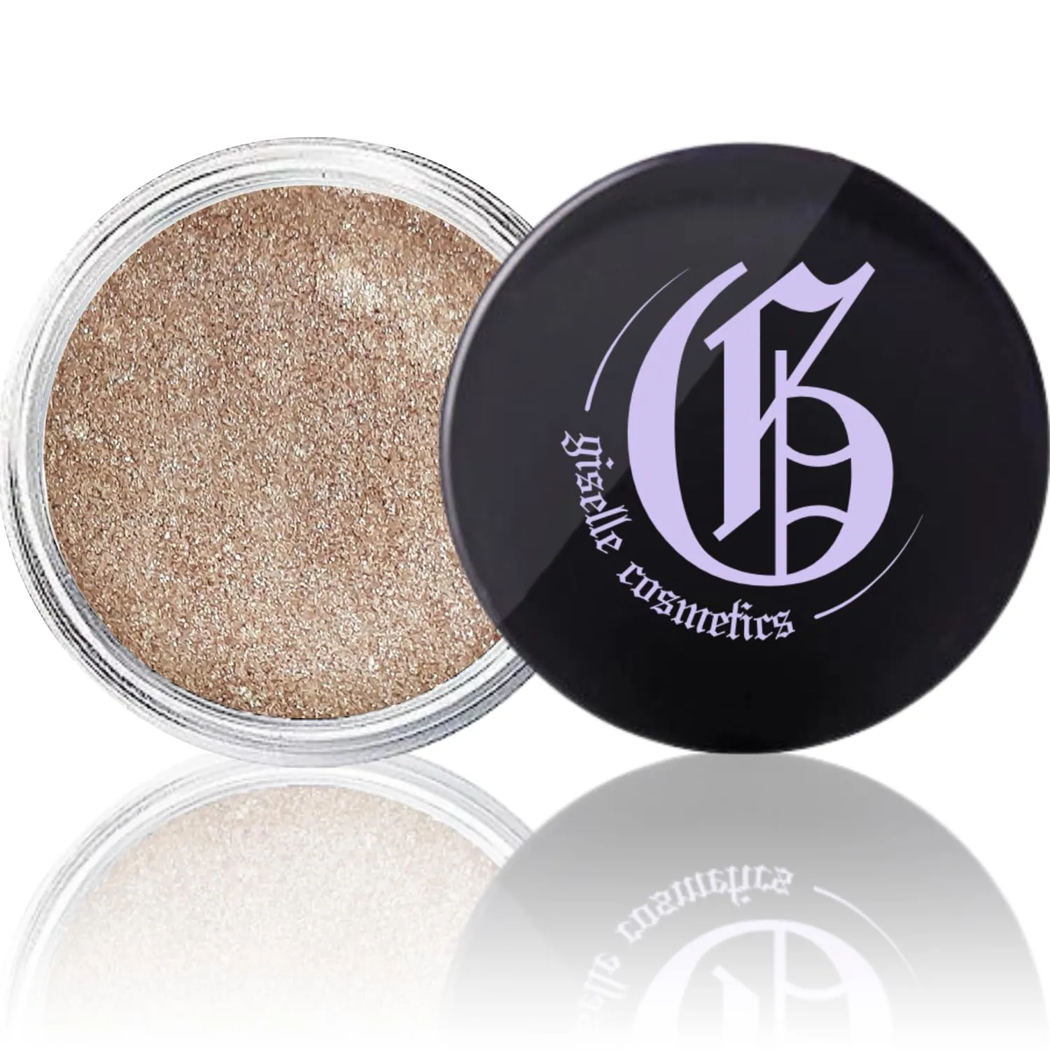 Coco Mineral Loose Eye Shadow - Organic, Shimmer, Glitter & Metallic Eye Shadow Palette Makeup - Talc-Free, Iridescent, Brown, Gold, Copper & White Eye Makeup