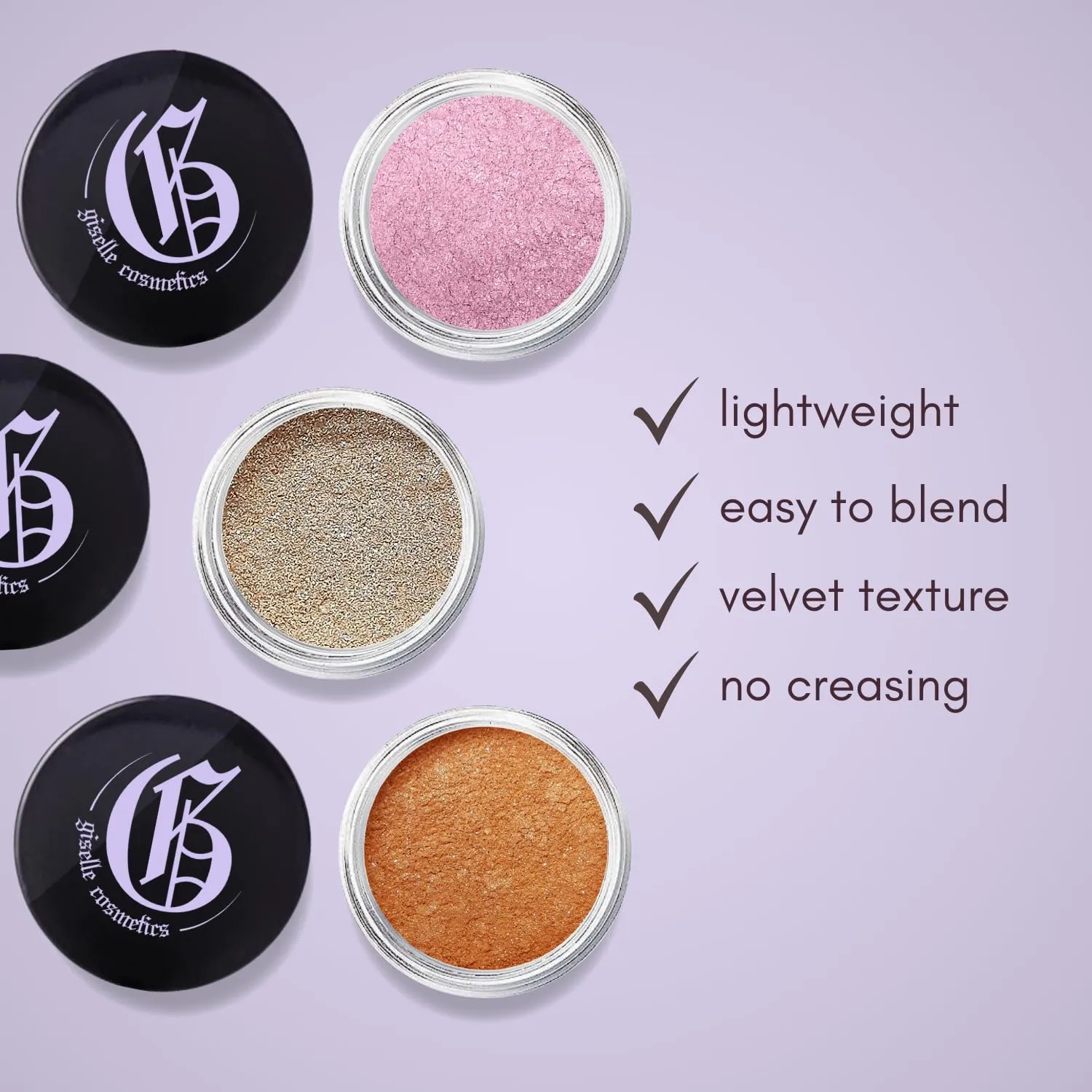 Coco Mineral Loose Eye Shadow - Organic, Shimmer, Glitter & Metallic Eye Shadow Palette Makeup - Talc-Free, Iridescent, Brown, Gold, Copper & White Eye Makeup