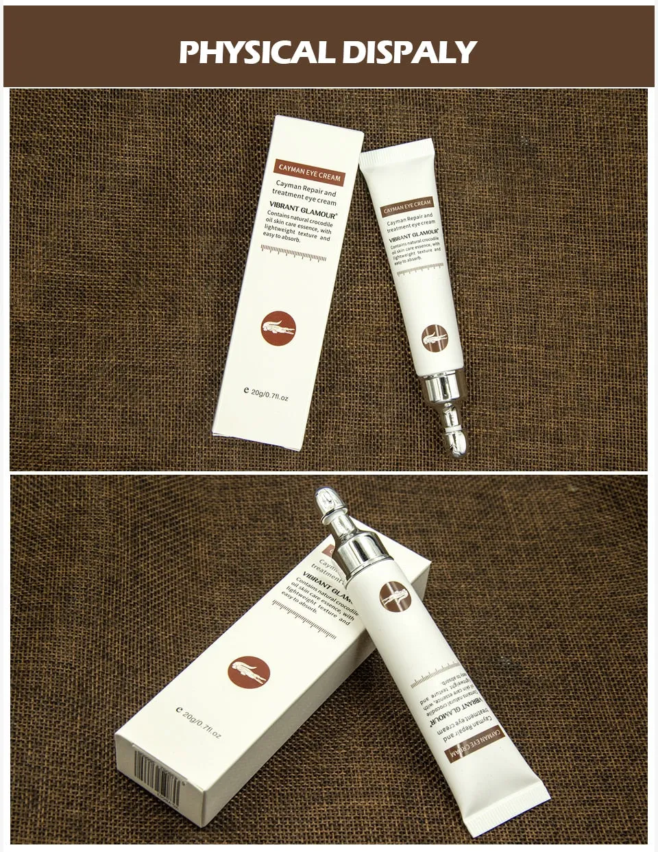 Crocodile Wrinkles Eye Cream Hyaluronic Acid Gel