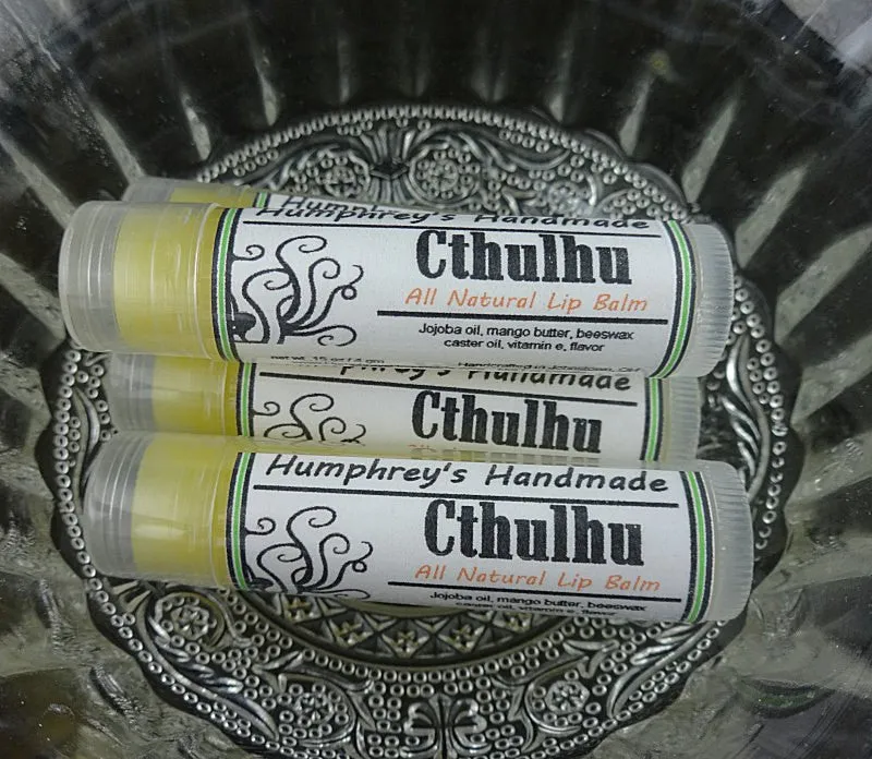 CTHULHU Lip Balm | Green Apple Flavor | H.P. Lovecraft