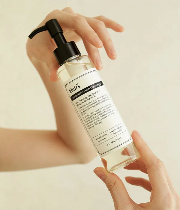 DEAR KLAIRS gentil black fresh cleansing oil