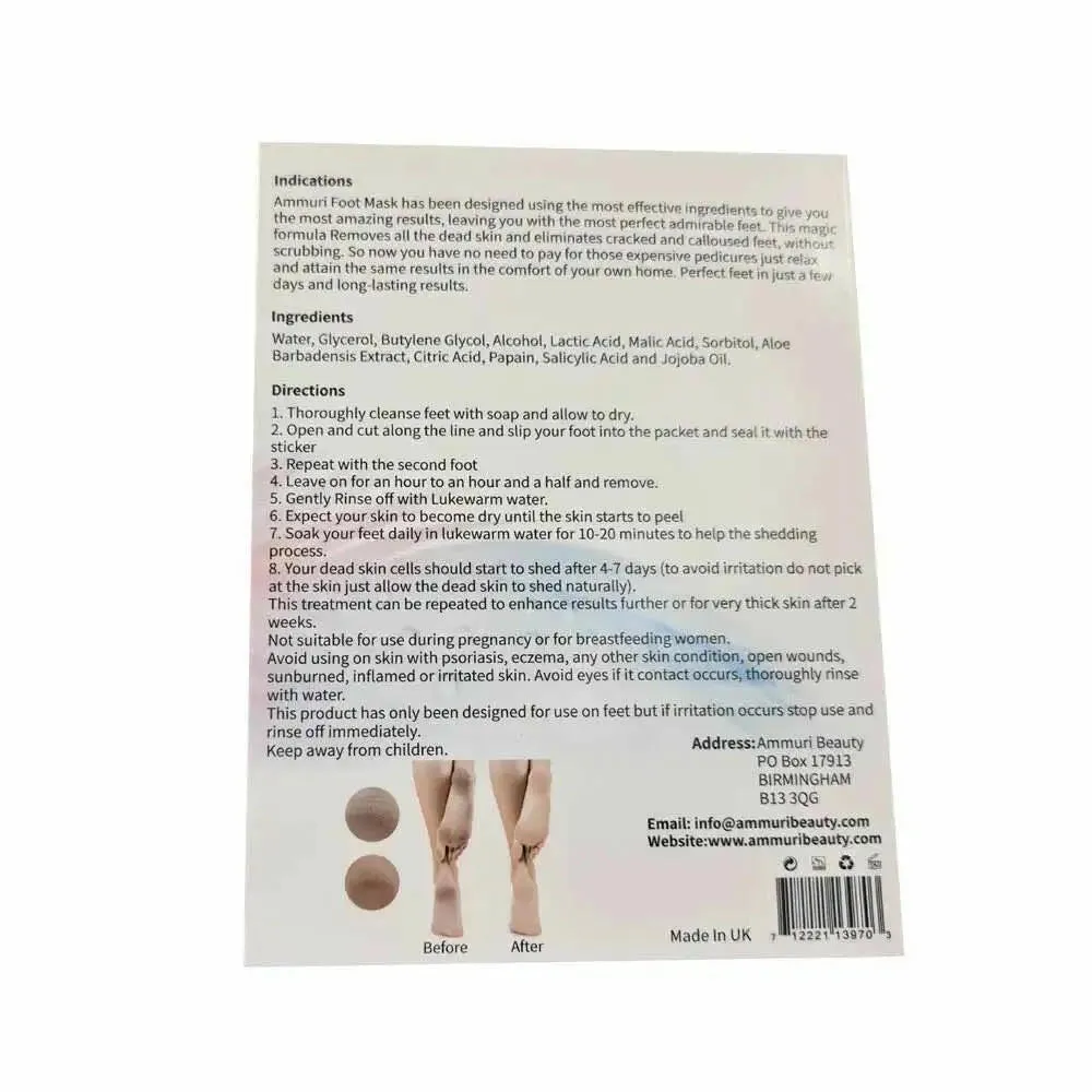 Deep Exfoliating Peeling Foot Mask