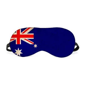 Designer Travel Eye Mask for Sleeping - flag of Australia - Made in India