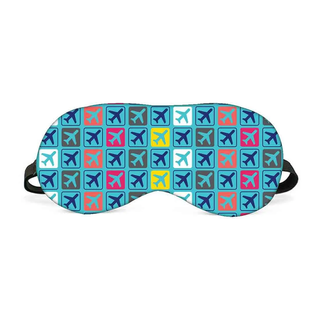 Designer Travel Eye Mask for Sleeping - Flights - Made in India