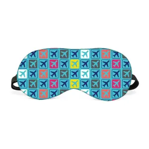 Designer Travel Eye Mask for Sleeping - Flights - Made in India