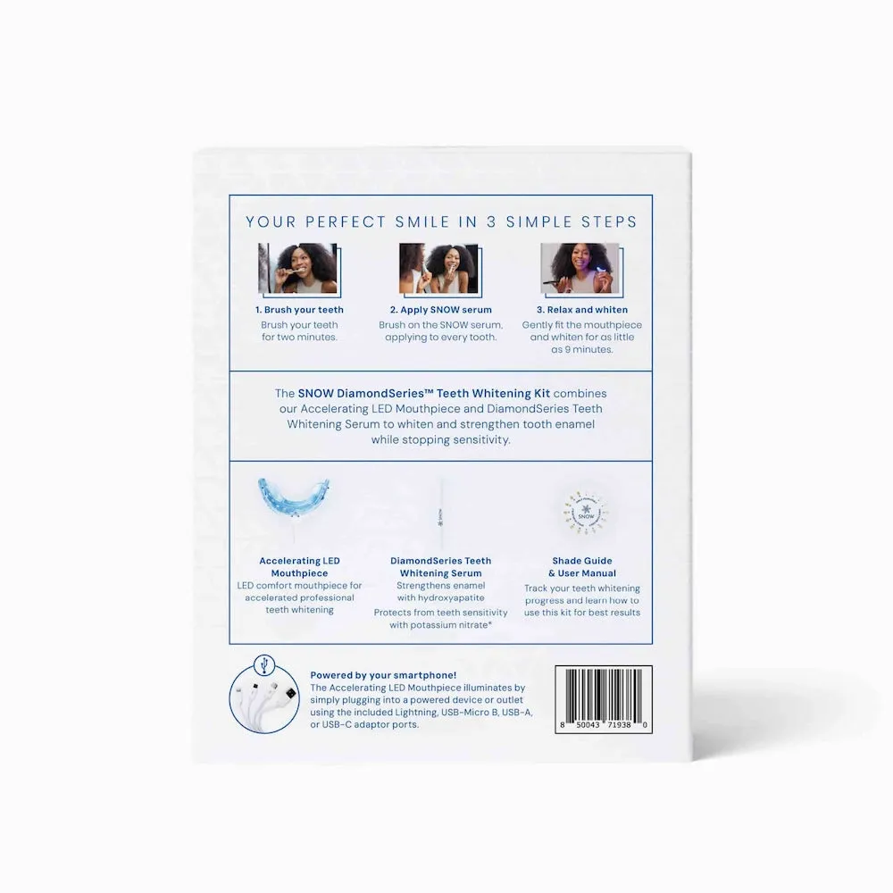 DiamondSeries® Teeth Whitening Kit with Hydroxyapatite & Potassium Nitrate