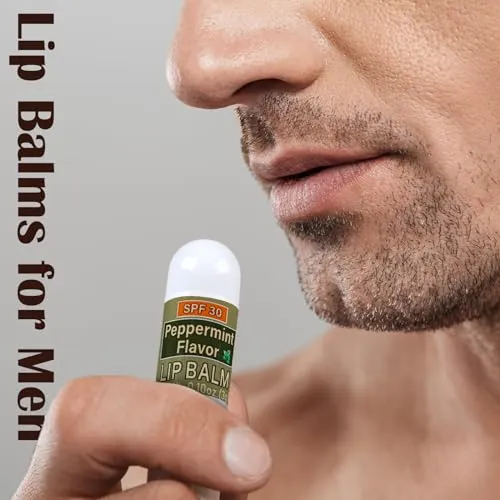 Dimsile 10 Pcs Mini Sunscreen Lip Balms Bulk SPF 30 Lip Balm Sticks Favors with Sunscreen SPF Employee Staff Appreciation Gifts Bulk Team Coworkers Christmas Party Gifts for Travel Beach