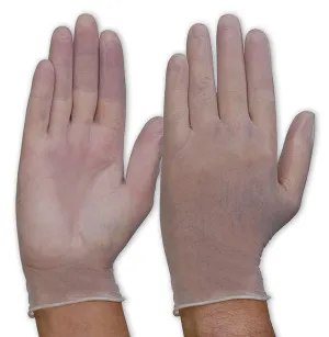 Disposable Gloves - Vinyl Powder Free - Natural