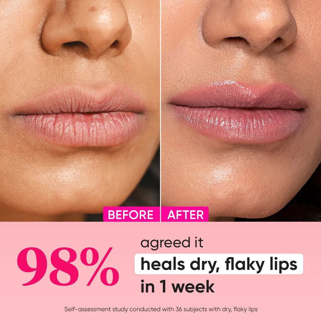 Dot & Key Barrier Repair Ceramide & Peptide SPF 50 Lip Balm - Plush Pink, UVA UVB