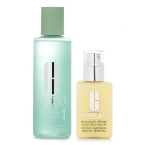 Dramatically Different Set 1: Moisturizing Lotion  &amp; Clarifying Lotion 1 - For Very Dry To Dry Combination Skin - 2pcs