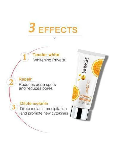 Dr.Rashel Vitamin C Brightening Anti Aging Whitening Cream for Private Parts - 80g