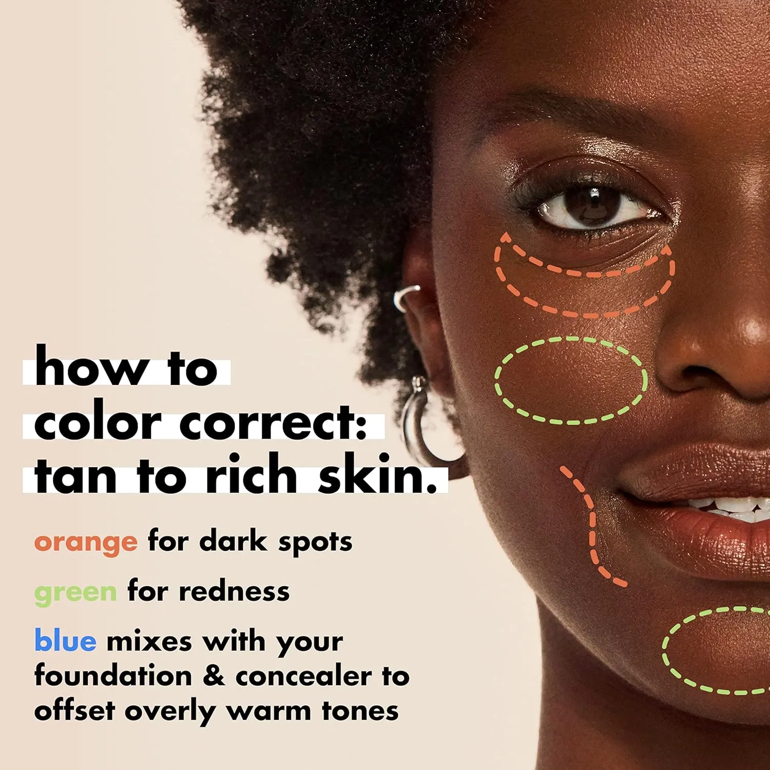 e.l.f. Camo Color Corrector, Hydrating & Long-Lasting Color Corrector For Camouflaging Discoloration, Dullness & Redness, Vegan & Cruelty-Free, Orange