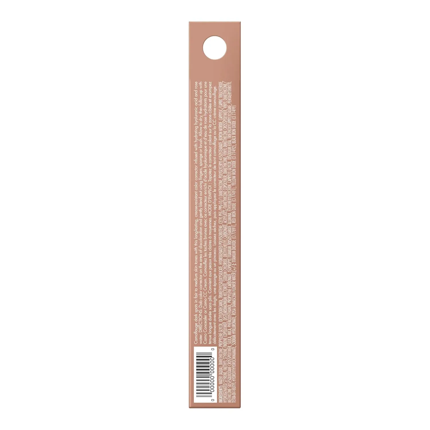 e.l.f. Camo Color Corrector, Hydrating & Long-Lasting Color Corrector For Camouflaging Discoloration, Dullness & Redness, Vegan & Cruelty-Free, Peach