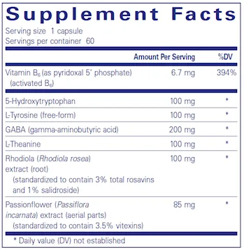 Emotional Wellness 60 vegcaps by Pure Encapsulations
