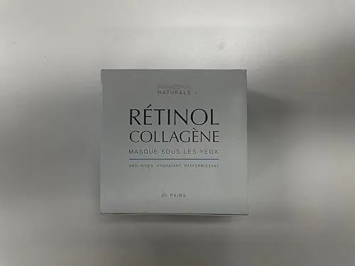 Enaskin Naturals Under Eye Patches Dark Circles Under Eye Masks for Puffiness - Green Tea Eye Gel Pads With Retinol & Collagen & Hyaluronic Acid, Wrinkles Reducing Gels for Eye Bags & Fine Lines
