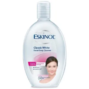 Eskinol - Classic White - Facial Deep Cleanser - Micro Cleanse - Anti-Bacterial Formula - Whitens / Controls Oil - 225 ML