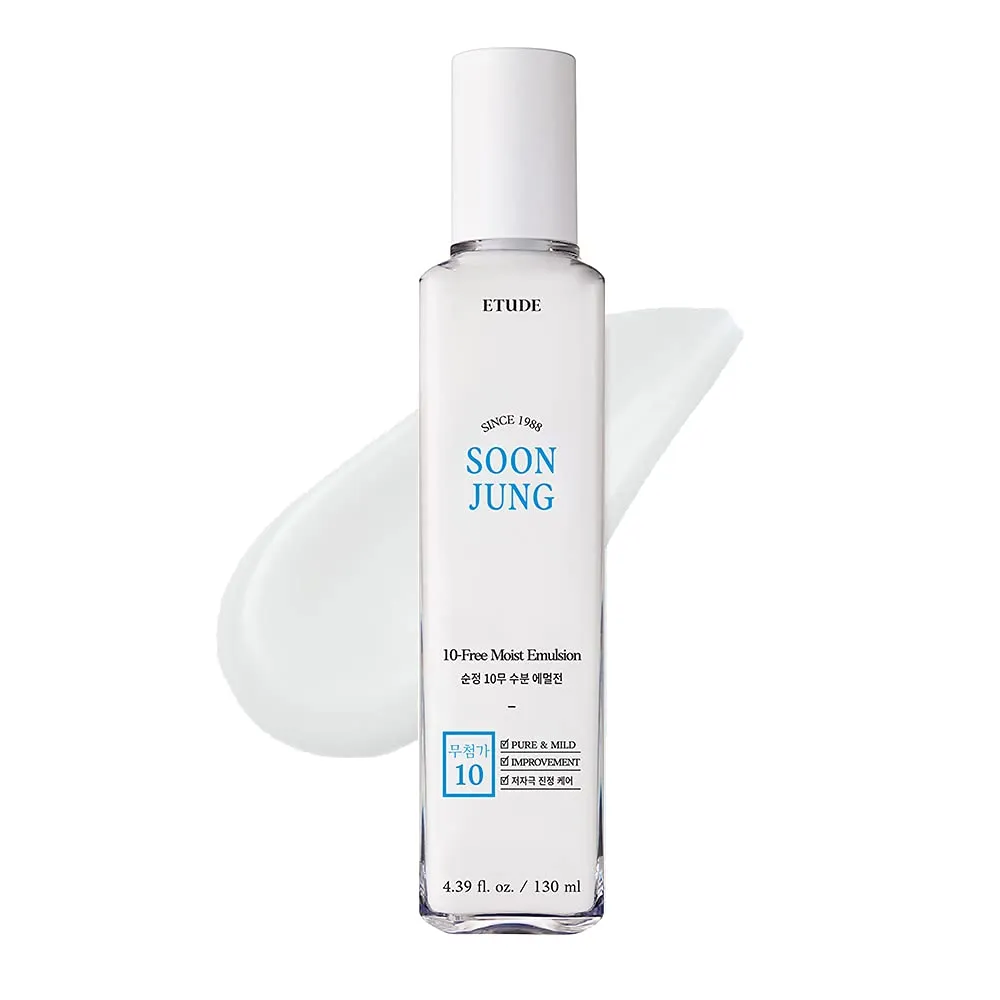 ETUDE HOUSE Soon Jung 10 Free Moist Emulsion ايمولشن للبشرة