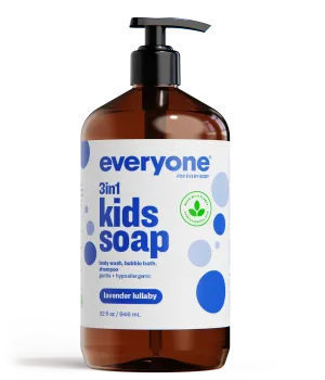 everyone for every boday - Gentle Hypoallergenic Lavender Lullaby Kids 3-in-1 Soap