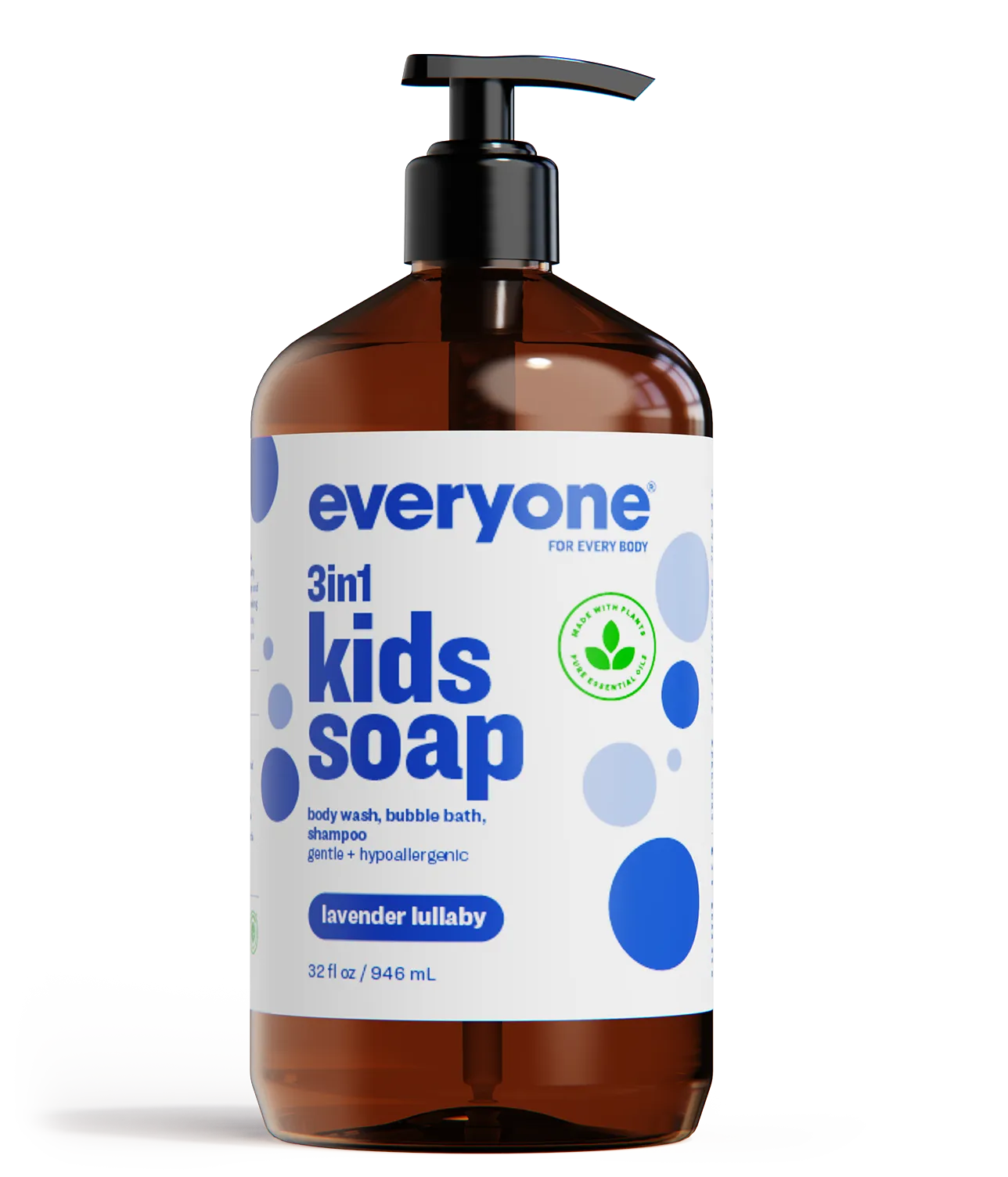 everyone for every boday - Gentle Hypoallergenic Lavender Lullaby Kids 3-in-1 Soap