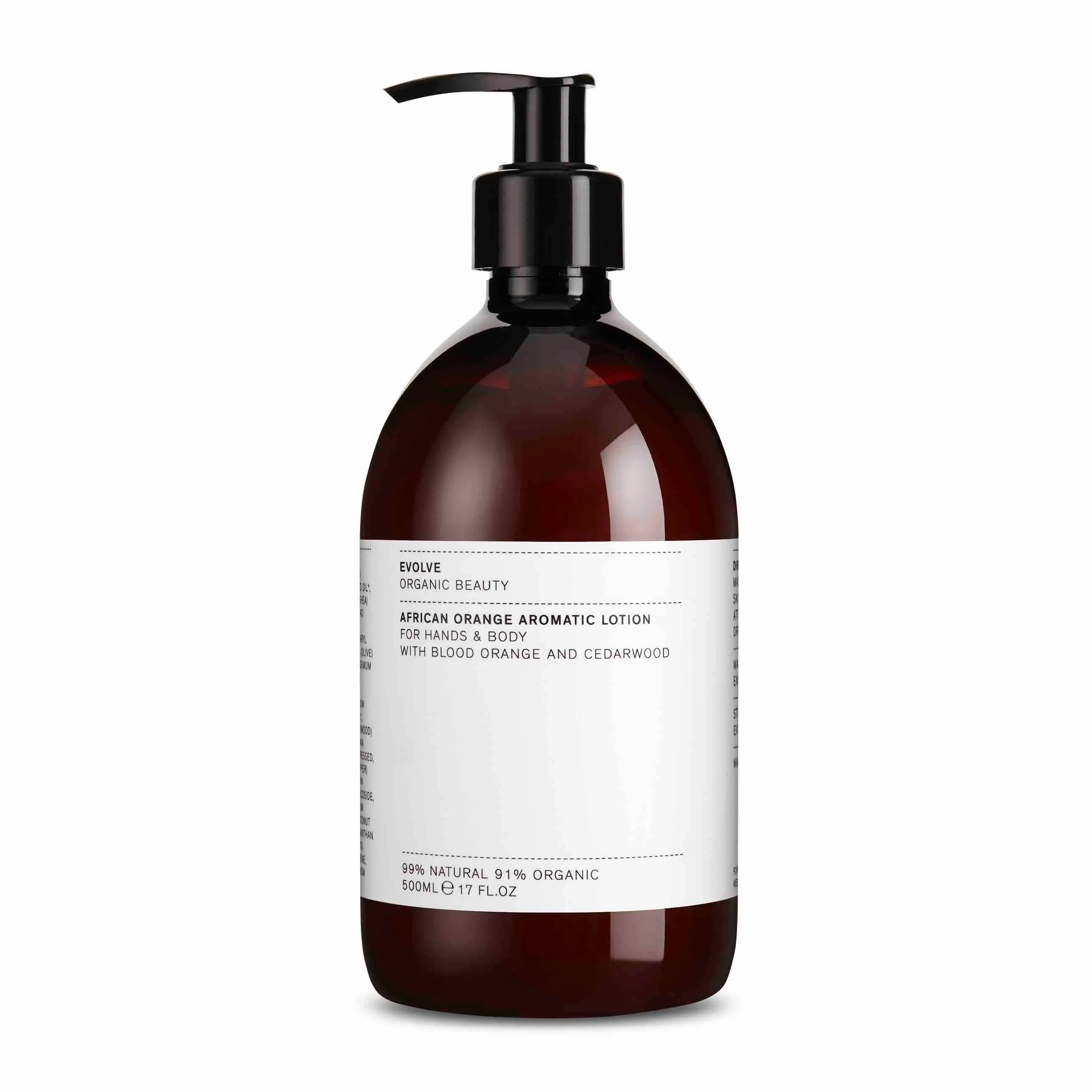 Evolve Organic Beauty African Orange Aromatic Lotion Family Size, 500 ml
