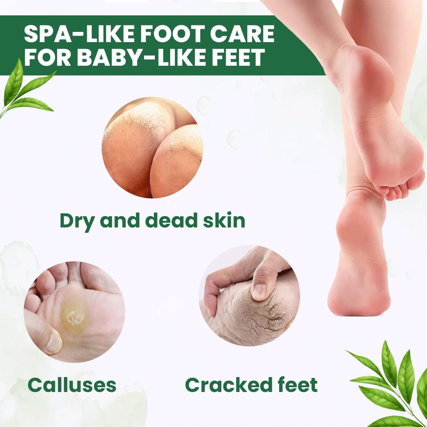 Exfoliating Foot Mask | Tea Tree | Pack of 2