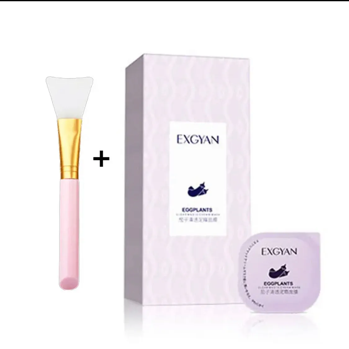 Exgyan - Eggplant clean and Bright Face Masks