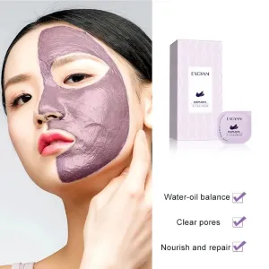 Exgyan - Eggplant clean and Bright Face Masks