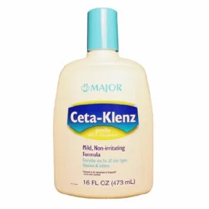Facial Cleanser Cetaklenz Liquid 16 oz. Bottle Unscented 1 Each By Major Pharmaceuticals