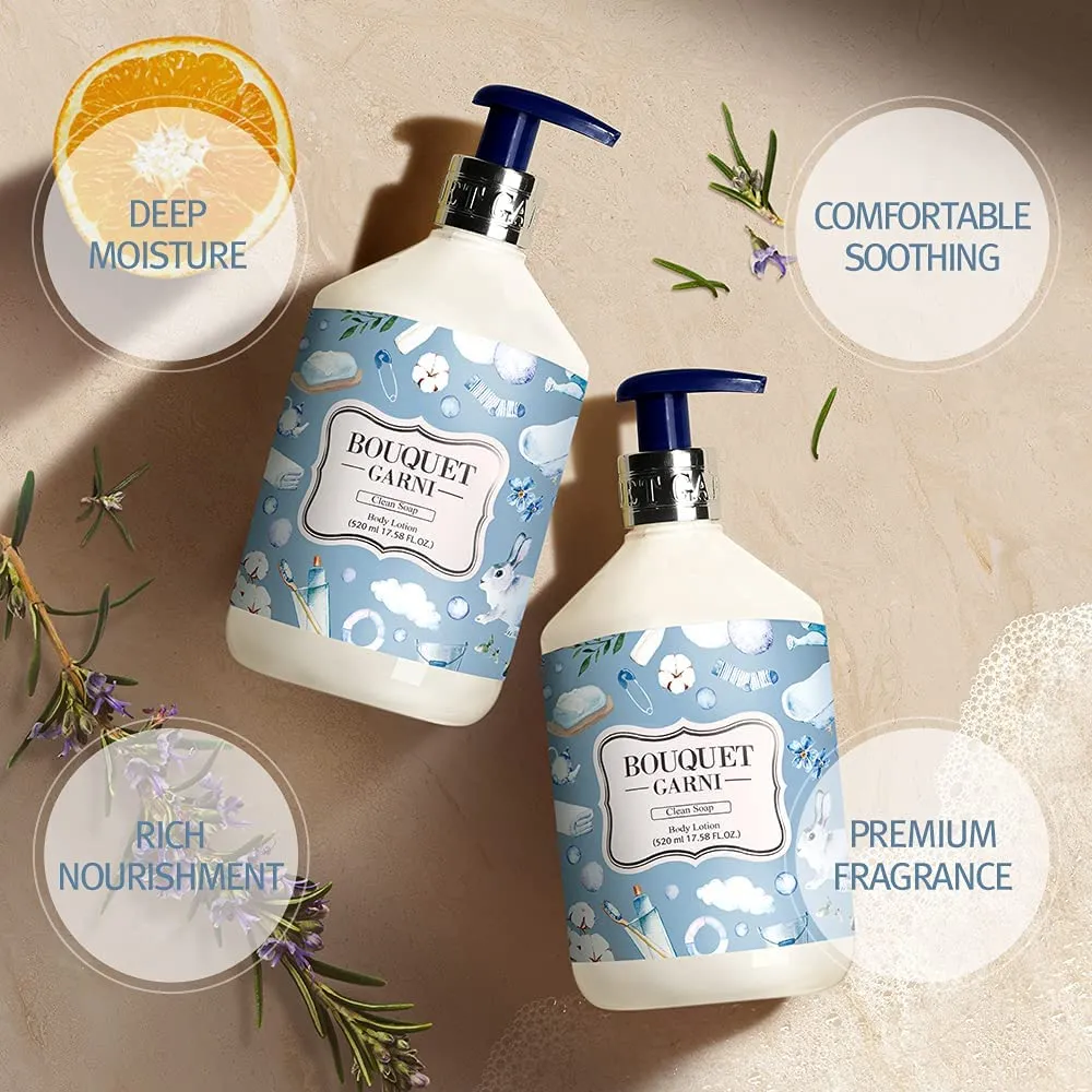 Fragranced Body Lotion 520ml - Clean Soap