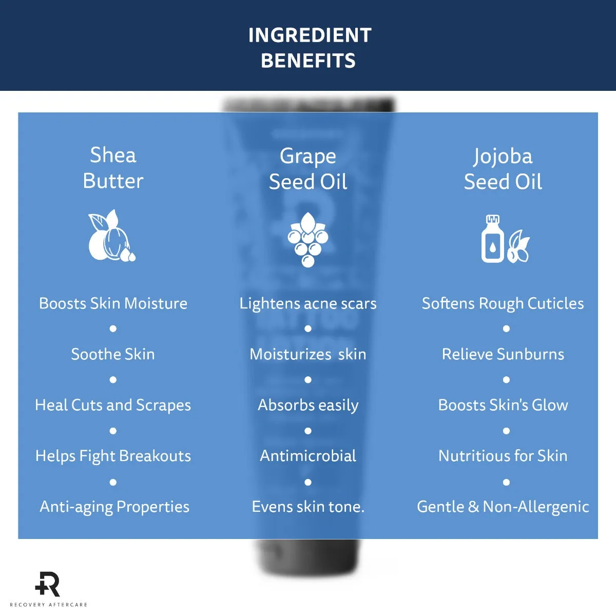 Free Gift - Recovery Tattoo Lotion — 3oz Tube